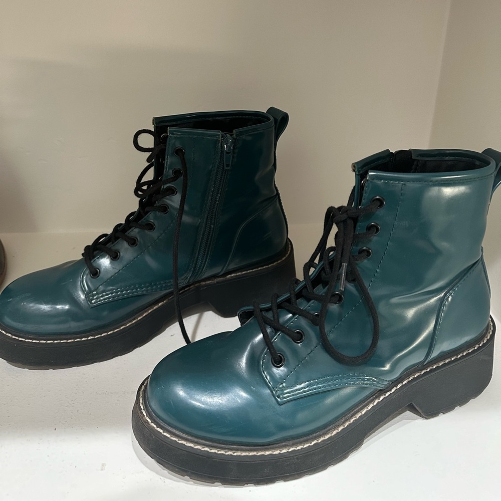 Madden Girl lace up boots.